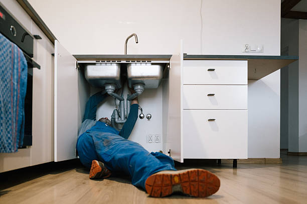 Professional Drain Cleaning technician working in Tieton, WA